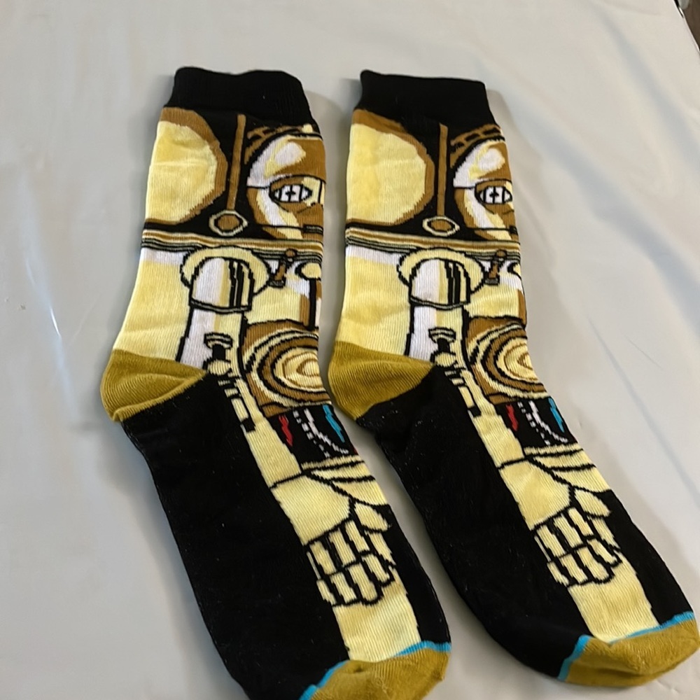 NWOT Star Wars Novelty Character Socks Men's Size 7-10 Buy more and save! - Picture 2 of 3
